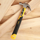 Deli EDL5072 16oz Claw Hammer – Heavy Duty Professional Claw Hammer for Carpentry, Construction, Framing, Workshop Repairs, and Industrial Maintenance Applications