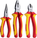 Deli EDL512003T 3PC Insulated Pliers Set – Professional VDE Insulated Hand Tool Kit for Electrical Installation, Maintenance and Industrial Applications