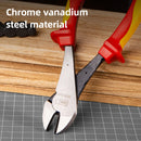 Deli EDL512207 7 Inch 180mm Insulated Labor Saving Heavy Duty Diagonal Cutting Pliers – Professional VDE 1000V Side Cutter for Electrical Installation and Industrial Applications