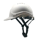 Deli EDL525014 PE Shell Safety Helmet with Vents – Heavy Duty Industrial Protective Hard Hat for Construction, Workshop, Electrical, and Industrial Safety Applications