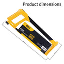 Deli EDL6001 12″ Square Tube Hacksaw – Heavy Duty Metal Cutting Saw for Square Tubing, Pipes and Workshop Fabrication