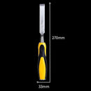 Deli EDL6212-E1 12mm 140mm CRV Wood Chisel – Professional Chrome Vanadium Steel Chisel for Woodworking, Carpentry, Workshop, and Industrial Applications
