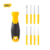 Deli EDL636009 9 Piece Interchangeable Screwdriver Set – Professional Grade Tools for Workshop, Automotive, Electrical, and Maintenance Applications