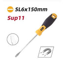 Deli EDL6361501 6.0mm 150mm Slotted Screwdriver – Professional Precision Hand Tool for Electrical, Mechanical, Workshop, and Maintenance Applications