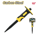 Deli EDL6410 4mm x 16mm x 250mm High Carbon Steel Chisel – Professional Woodworking and Metalworking Chisel with Protective Handle for Workshop, Carpentry, and Industrial Applications