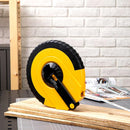 Deli EDL9850ZY Fibreglass Measuring Tape – Heavy Duty Long Measuring Tape with Durable ABS Case for Construction, Surveying & DIY Use