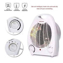 Electromate EFH-01 Fan Room Heater –Powerful 2000W Portable Room Heater with Adjustable Thermostat, Dual Heat Settings &amp; Energy-Saving Design