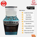 Eurochef EG65-3G1E+E 65L Free-Standing Glass Top Cooker – Electric Oven with Rotisserie, Multi-Function Cooking, and Stylish Kitchen Appliance