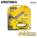 Uyustools EGU002 3-Way Staple Gun – Compatible with 4–14 mm Staples, Multi-Purpose Tacker for Upholstery, Woodworking & DIY