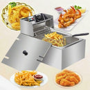 AILYONS EH81 6L Stainless Steel Electric Deep Fryer – Fast Fry, Durable & Easy to Clean, Perfect for Home or Small Restaurant Use