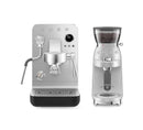 SMEG EMC02BLMUK Espresso Machine 15-Bar – Stylish Home Espresso Maker with Milk Frother