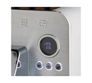 SMEG EMC02BLMUK Espresso Machine 15-Bar – Stylish Home Espresso Maker with Milk Frother