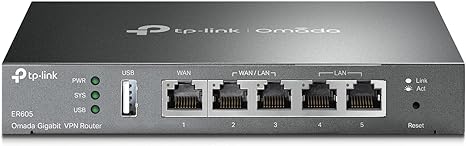 TP-Link ER605 Omada Gigabit VPN Router/Load Balancer