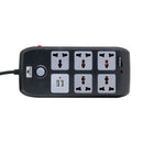 Lightwave EXT 52U Power Extension 5 Ports AC with 2 USB Ports Universal Socket Outlets