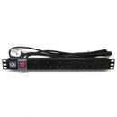 Easenet 1U Power Distribution Unit for Network Rack