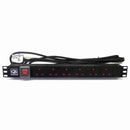 Easenet 6-Way 19 Inch 1U Power Distribution Unit