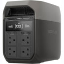 EcoFlow DELTA 3 UK fast AC charging demonstration showing 0 to 100 percent X-Stream recharge in 56 minutes