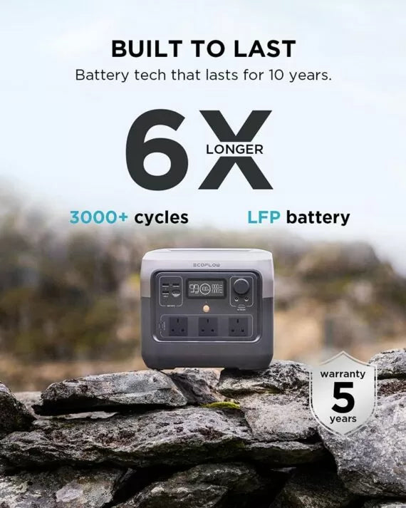 EcoFlow River 2 Pro Power Station 768 Wh Portable Power Station - ZMR620-B-UK
