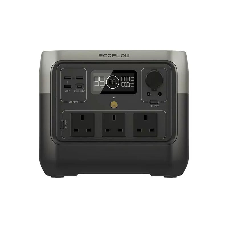 EcoFlow River 2 Pro Power Station 768 Wh Portable Power Station - ZMR620-B-UK