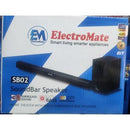 ElectroMate SB02 SoundBar Speaker with Wired Subwoofer - Enhances home entertainment with powerful sound and deep bass for an immersive audio experience during movies, music, and gaming