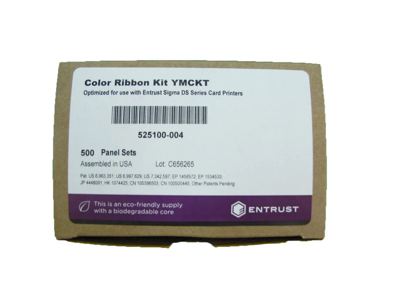 Entrust 525100-004-S100 YMCKT Full Color Ribbon Kit| Digital Store ...