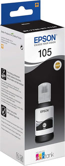 Epson 105 EcoTank Pigment Black Ink Bottle 140 ml - C13T00Q140