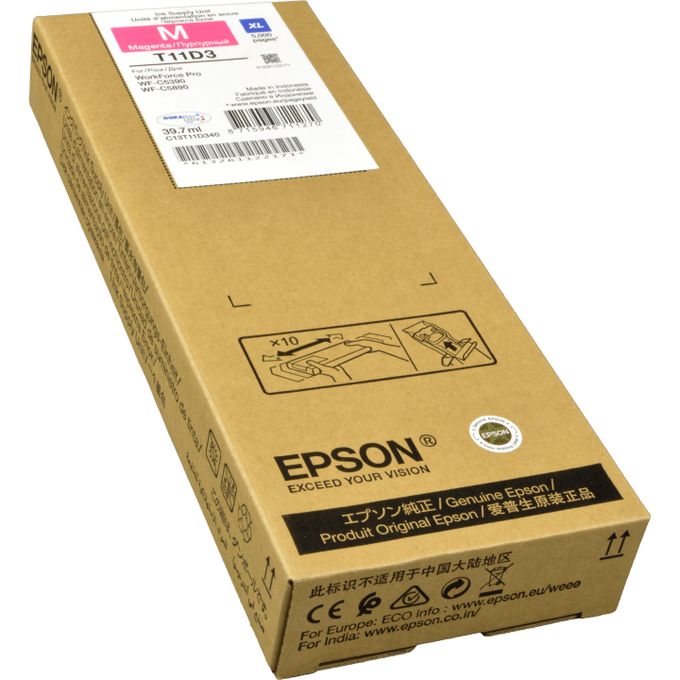 Epson XL Magenta Ink Cartridge C13T11D340
