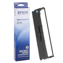 Epson LX-350/300 Black Printer Ribbon Cartridge S015637 – Original High Quality Dot Matrix Impact Ribbon for POS, Office Printing, and Continuous Document Applications