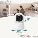 Eufy E30 4K UHD Indoor Security Camera T8417221 - Ultra-clear home surveillance with real-time monitoring and smart indoor protection