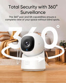 Eufy Security C220 Indoor Cam T8W11221  - 2K smart indoor pan & tilt security camera with AI motion tracking, night vision and real-time home surveillance for enhanced home safety and monitoring