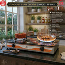 Eurochef ST-B002L 2 Burner Glass Top Gas Stove – A stylish and efficient cooking solution that provides reliable heat control for convenient everyday meal preparation