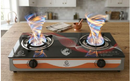 Eurochef ST-B002L 2 Burner Glass Top Gas Stove – A stylish and efficient cooking solution that provides reliable heat control for convenient everyday meal preparation