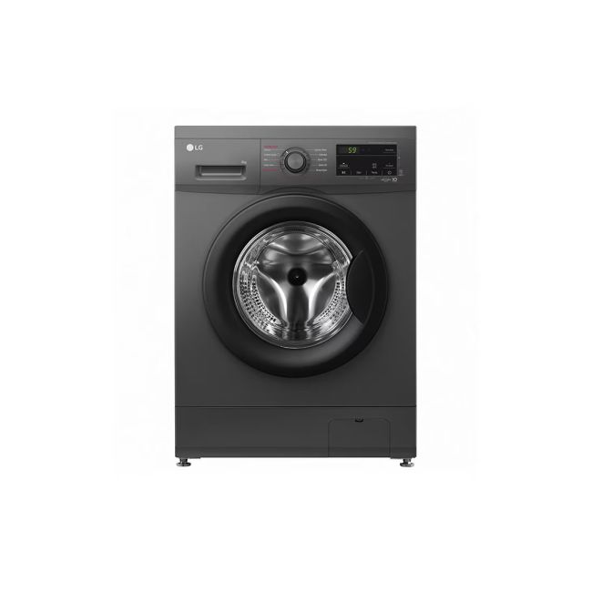 LG F4J3TYG6J 8KG Front Load Washing Machine- 6 Motion Direct Drive, Smart Diagnosis &amp; Energy-Efficient Performance