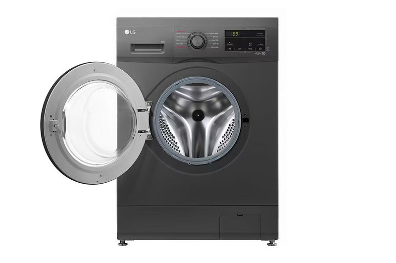 LG F4J3TYG6J 8KG Front Load Washing Machine- 6 Motion Direct Drive, Smart Diagnosis &amp; Energy-Efficient Performance
