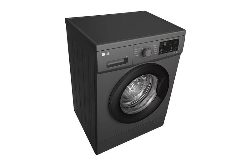 LG F4J3TYG6J 8KG Front Load Washing Machine- 6 Motion Direct Drive, Smart Diagnosis &amp; Energy-Efficient Performance