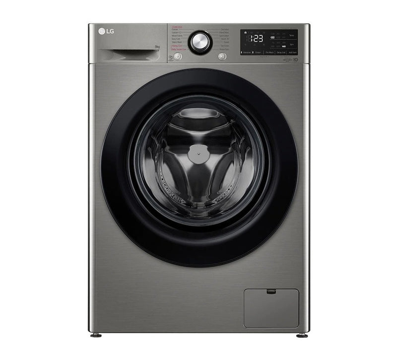 LG F4R3VYG6P 9 KG Front Load Washing Machine-Inverter Direct Drive Motor, Smart Diagnosis & Energy-Saving Performance