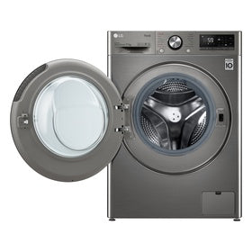 LG F4Y5EYGYPV 11 KG Front Load Washing Machine- Inverter Direct Drive, Smart & Energy Efficient