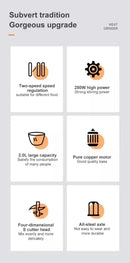 Nunix FC-01 1.2L Electric Food Chopper – Compact Multi-Purpose Kitchen Mini Chopper for Vegetables & Meat with Stainless Steel Blades Food Processor