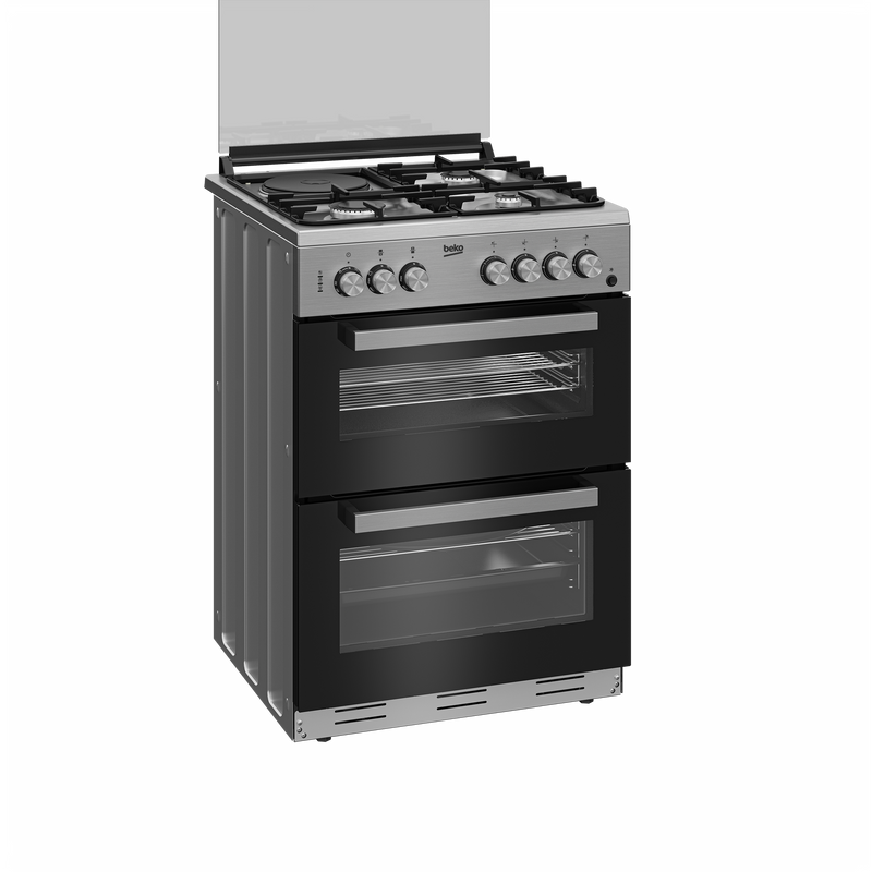 Beko FDF63110DXSL 3 in 1  Freestanding 60*60 Fan Heating with Grill Gas Cooker