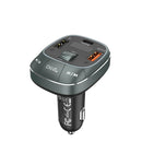 Vention FFLB0 3-Port USB (C + A + A) Car Charger with FM Transmitter (30W/18W/5W) ABS Type