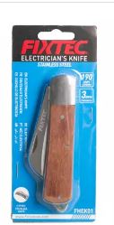 Fixtec FHEK01 Electrician’s Knife with Bend Head – Professional Cable & Wire Cutting Tool
