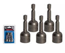 Fixtec FHID12 5PCS Magnetic Nut Socket Set – Heavy-Duty Ratchet Wrench Tool Kit for Car & DIY