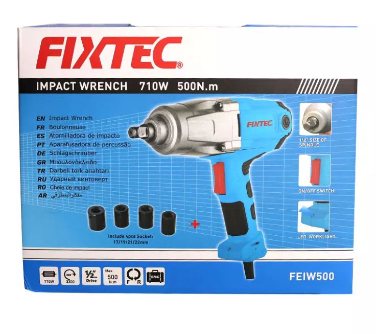 FIXTEC FEIW500 710W Cordless Impact Wrench High Power | Digital Store ...