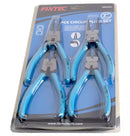 FIXTEC FHCPS3007 Circlip Pliers Set – 4-Piece 7" Internal & External Snap Ring Pliers for Mechanics