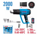 FIXTEC FHG2000B 2000W Heat Gun – Industrial Hot Air Tool for DIY, Shrinking and Welding