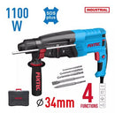 Fixtec FRH341100 Rotary Hammer Drill – Heavy-Duty Electric Drill for Concrete, Masonry & Construction