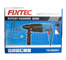 FIXTEC FRH80001 Rotary Hammer Drill – Heavy-Duty Electric Drill for Concrete, Masonry & Construction