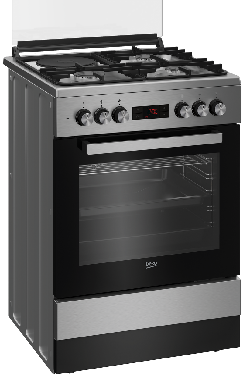 Beko FSM63330DXDSL 2 in 1  Freestanding Multi-functional 60 X 60 Gas Cooker