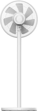 Back view of Xiaomi Mi Smart Standing Fan 2 Lite showing motor housing and stand release button