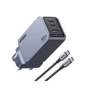 UGREEN Nexode Pro 100W GaN Fast Charger (UK) – 3-Port USB-C, 1.5M 100W Cable – Grey | UG-25875 X757